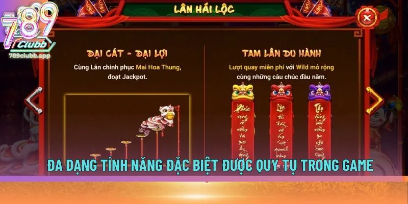 Đa dạng tính năng đặc biệt được quy tụ trong game