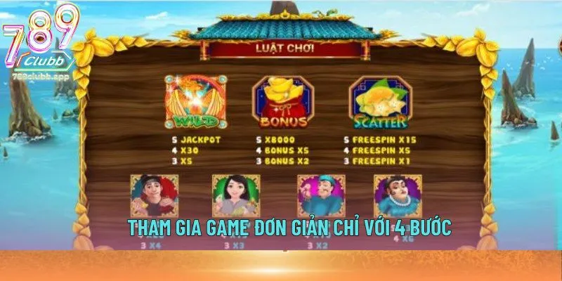 Tham gia game đơn giản chỉ với 4 bước